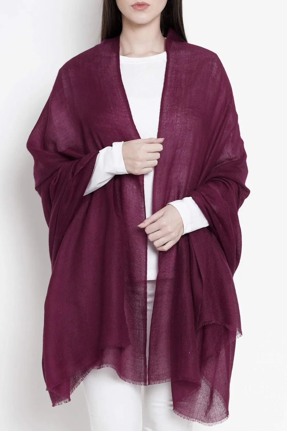 100% Handmade Cashmere Scarf MI Kashmir (Gift Box) Large Warm Pashmina Women Men AW