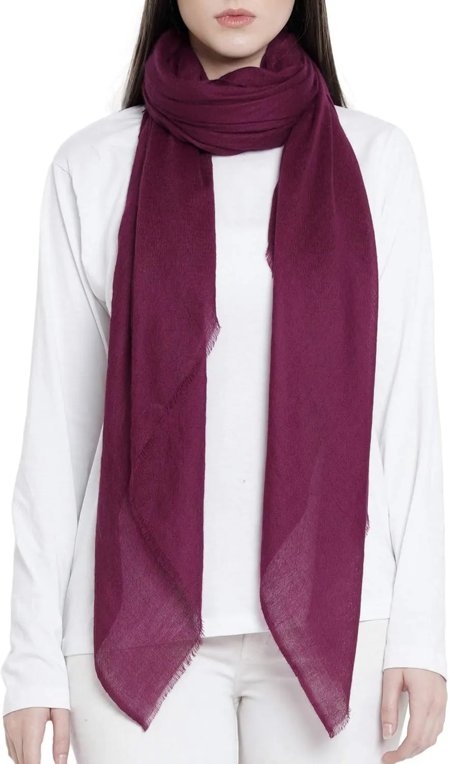 100% Handmade Cashmere Scarf MI Kashmir (Gift Box) Large Warm Pashmina Women Men AW