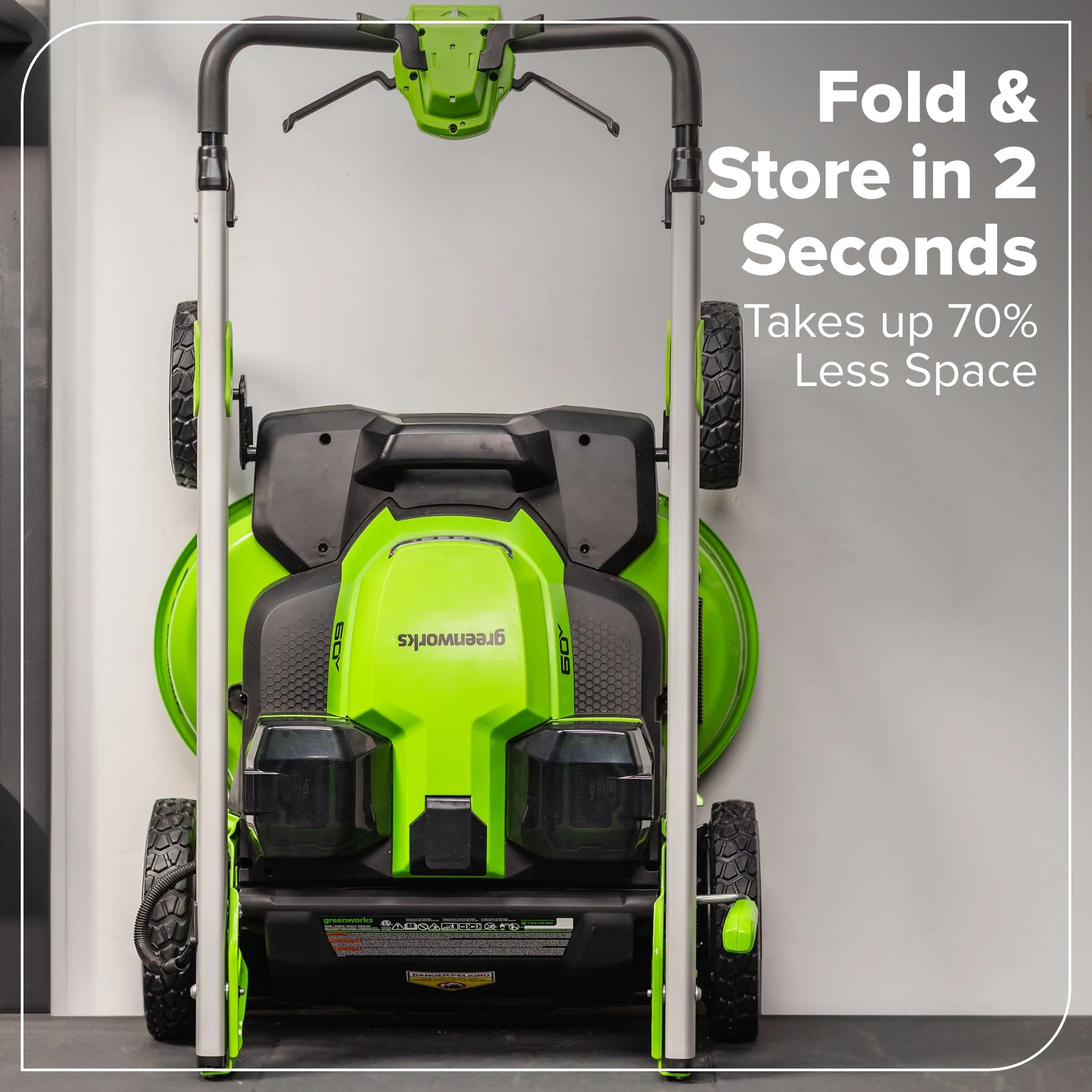 60V 25" Cordless Battery Self-Propelled Mower w/ (2) 4.0Ah Batteries and 6A Dual Port Rapid Charger