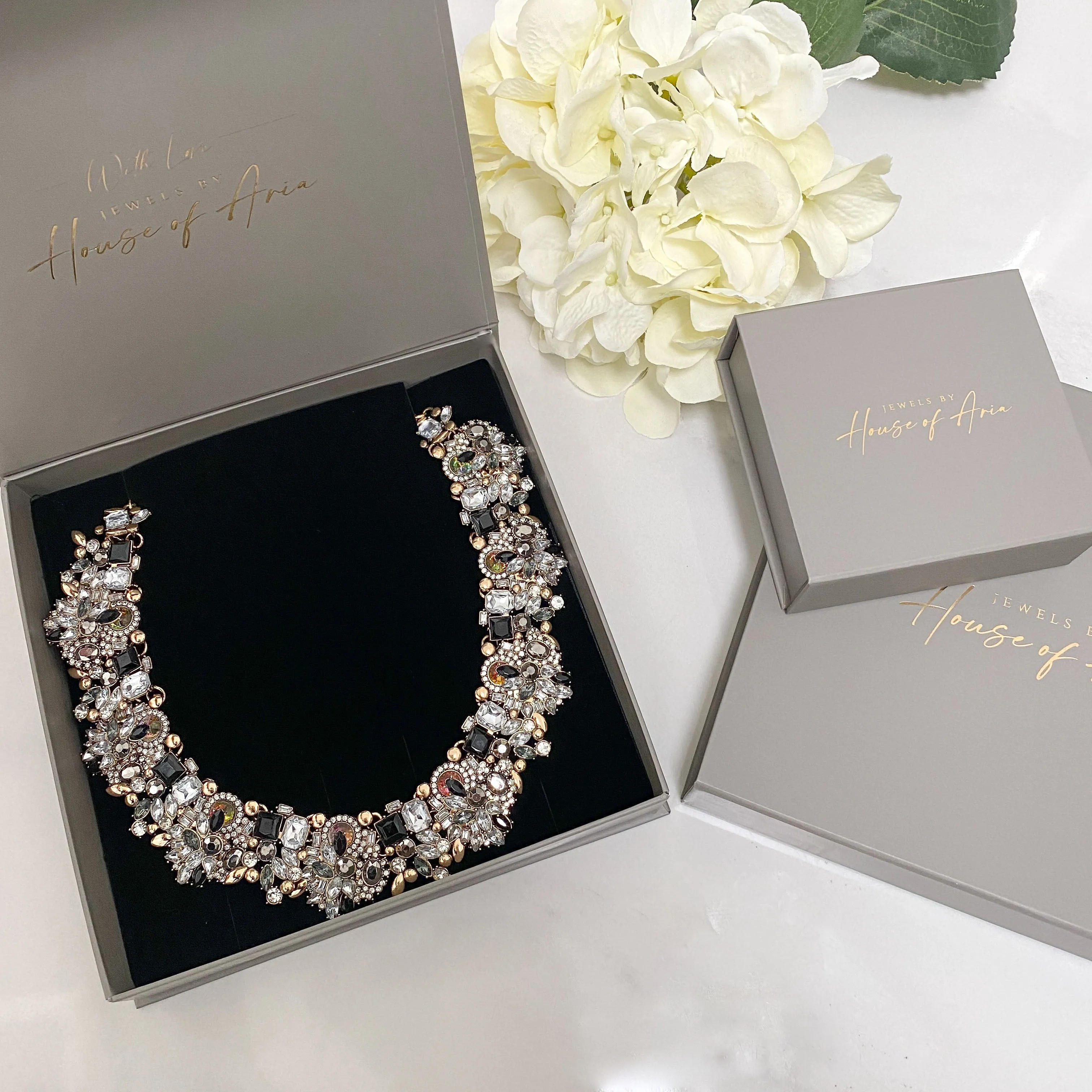 ALISSA Pink Necklace & Earring Set