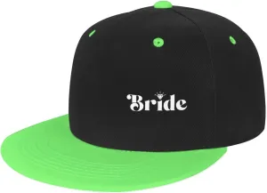 Bride Hat Funny Snapback Flat Brim Bill Hip Hop Baseball Cap Women Men Gift