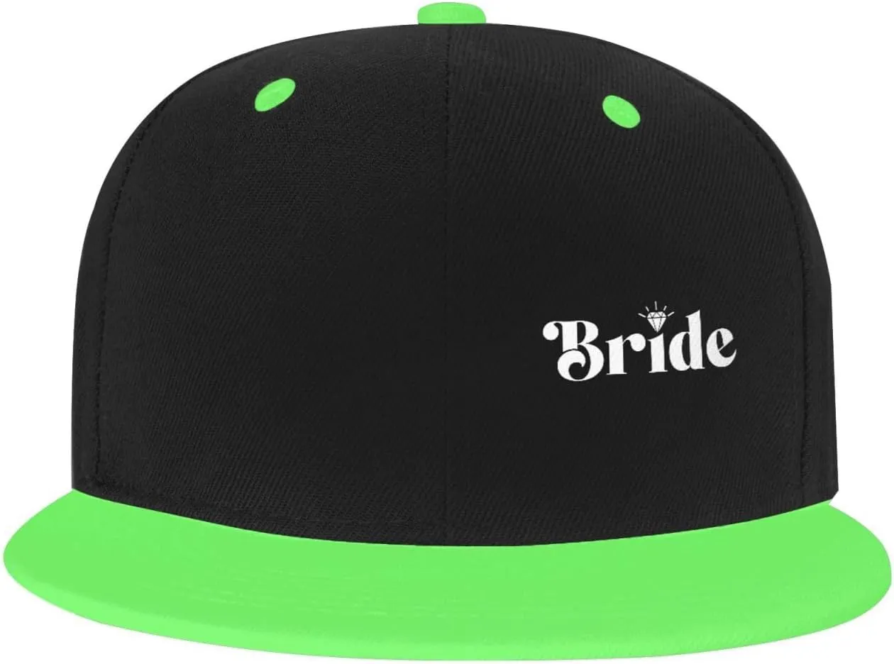 Bride Hat Funny Snapback Flat Brim Bill Hip Hop Baseball Cap Women Men Gift