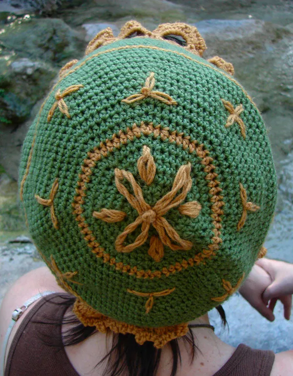 Daisy Crochet Beret