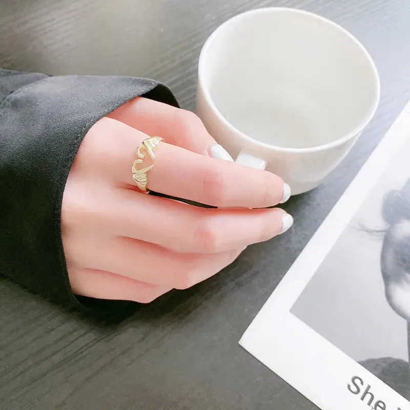 Funki Buys | Rings | Women's Love Heart Hand Gesture Ring