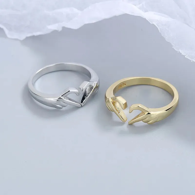 Funki Buys | Rings | Women's Love Heart Hand Gesture Ring