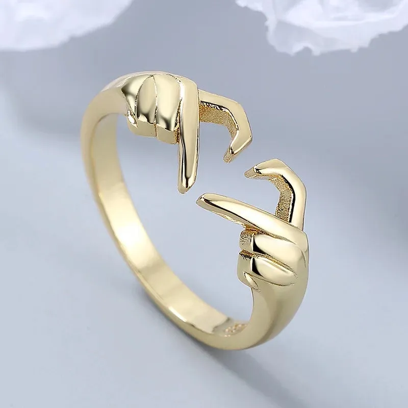 Funki Buys | Rings | Women's Love Heart Hand Gesture Ring
