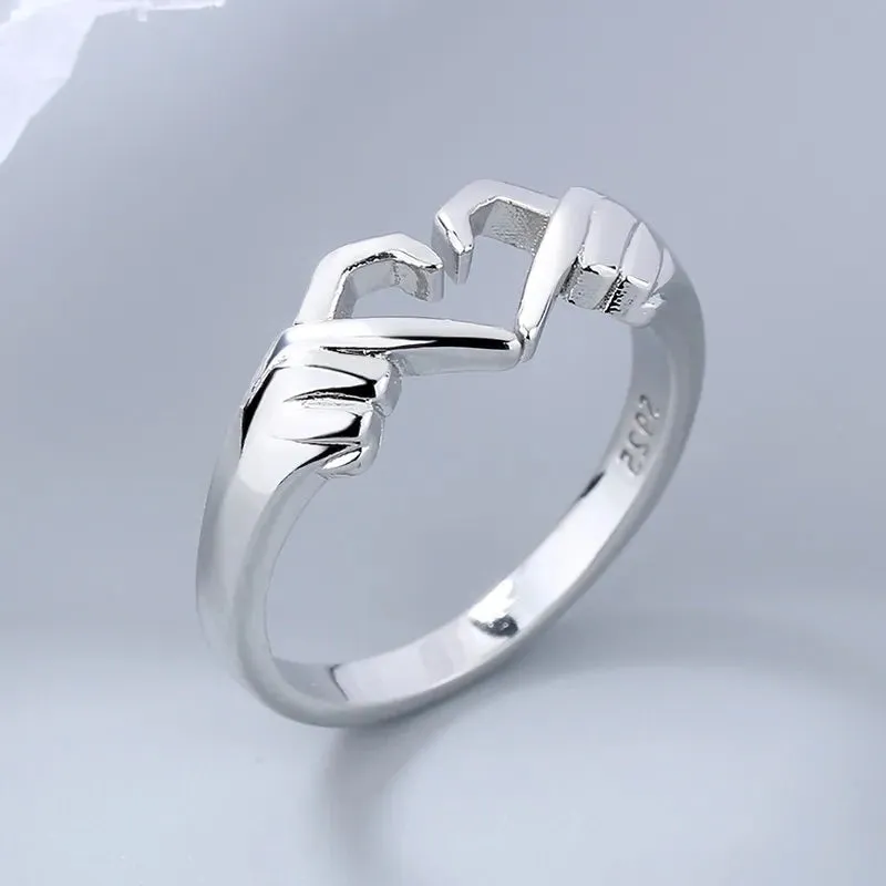 Funki Buys | Rings | Women's Love Heart Hand Gesture Ring