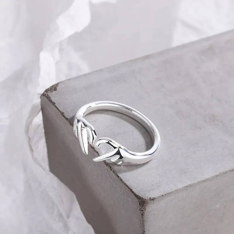 Funki Buys | Rings | Women's Love Heart Hand Gesture Ring