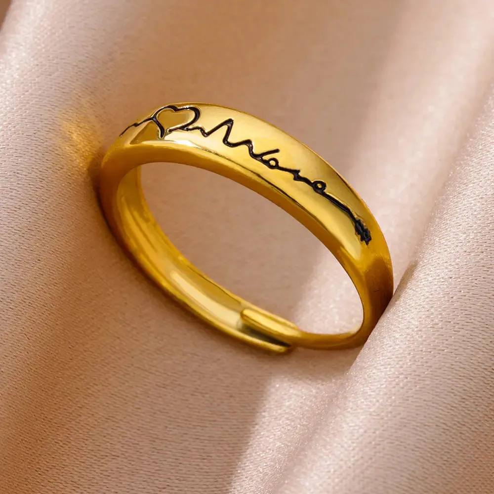Funki Buys | Rings | Women's Stainless Steel 18K Gold Plated Rings