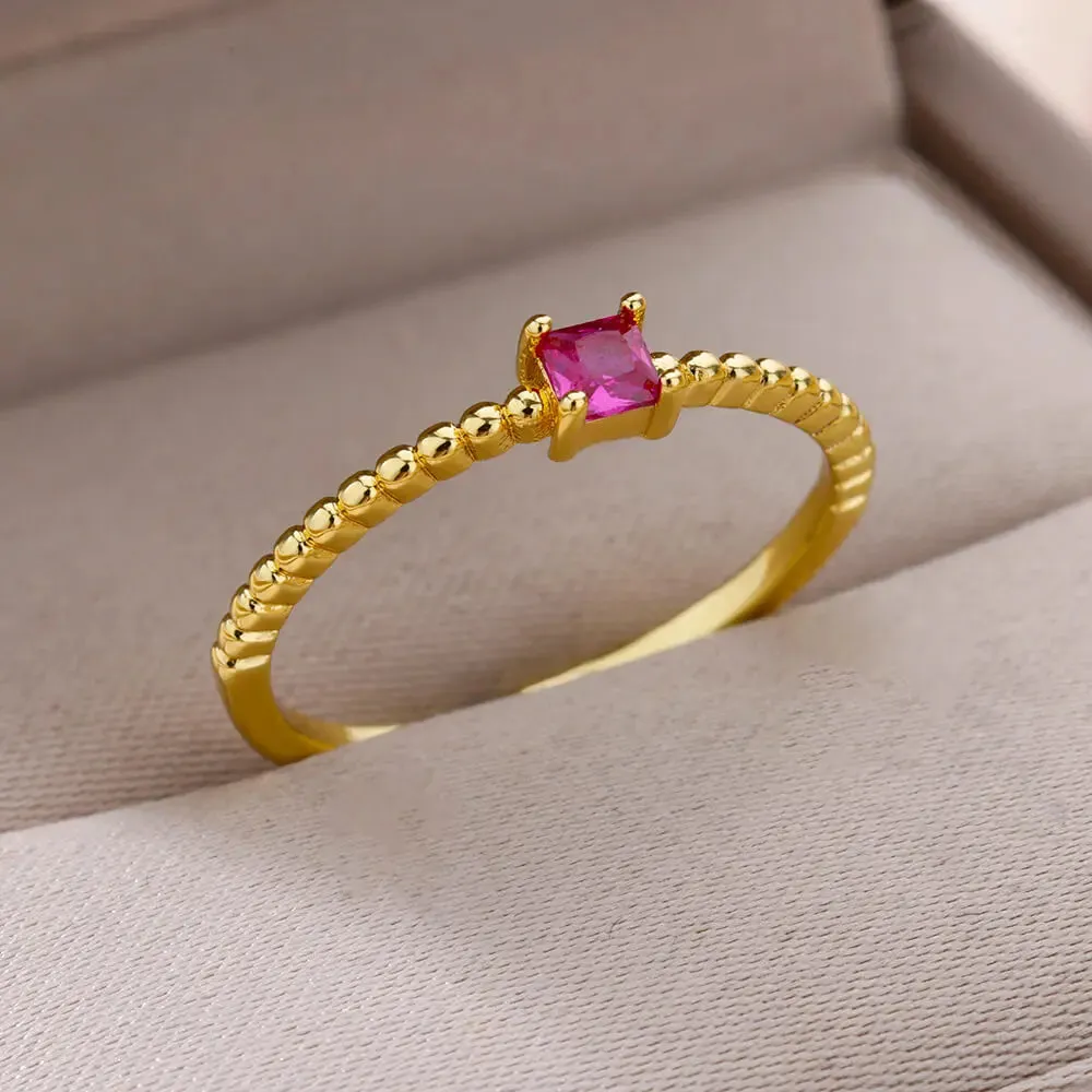 Funki Buys | Rings | Women's Stainless Steel 18K Gold Plated Rings