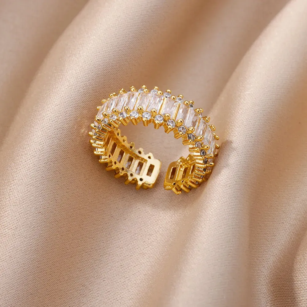 Funki Buys | Rings | Women's Stainless Steel 18K Gold Plated Rings