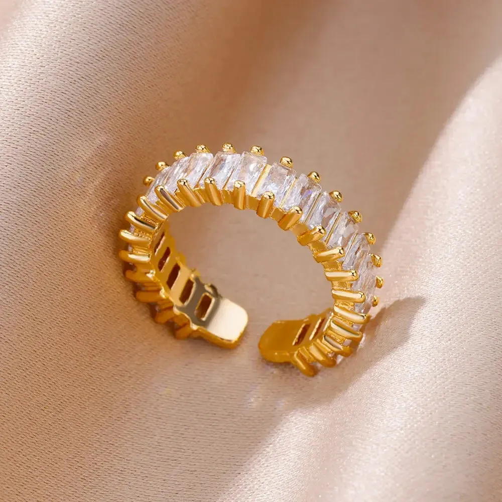 Funki Buys | Rings | Women's Stainless Steel 18K Gold Plated Rings