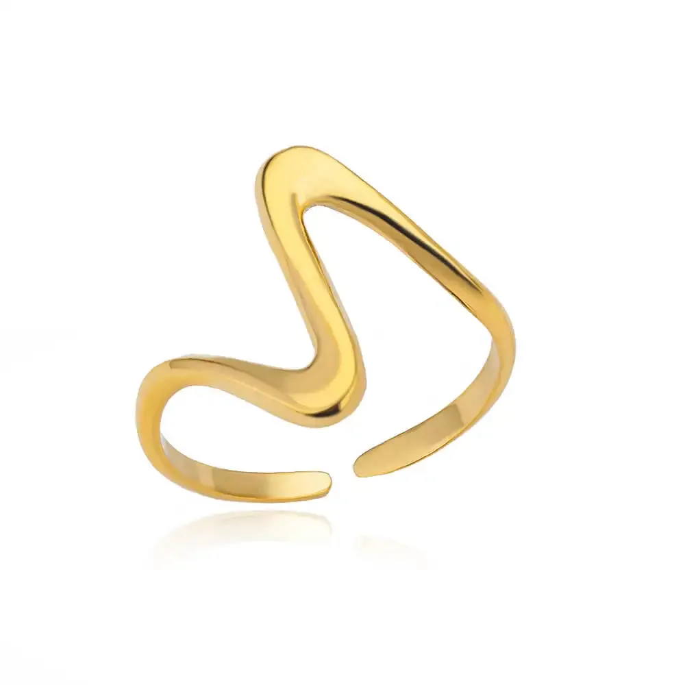 Funki Buys | Rings | Women's Stainless Steel 18K Gold Plated Rings