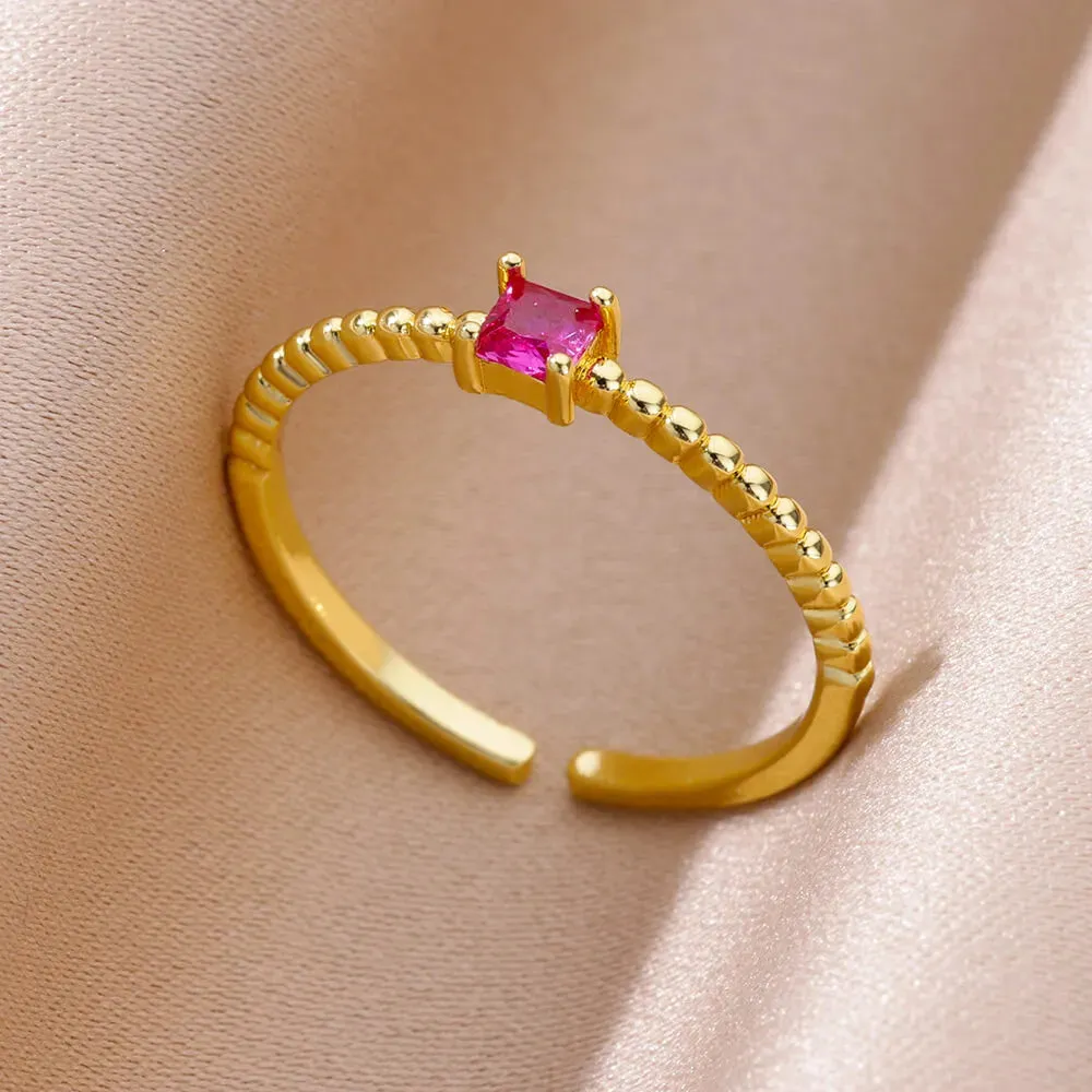Funki Buys | Rings | Women's Stainless Steel 18K Gold Plated Rings
