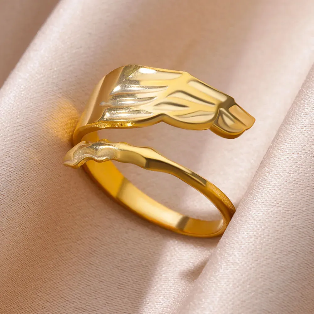 Funki Buys | Rings | Women's Stainless Steel 18K Gold Plated Rings