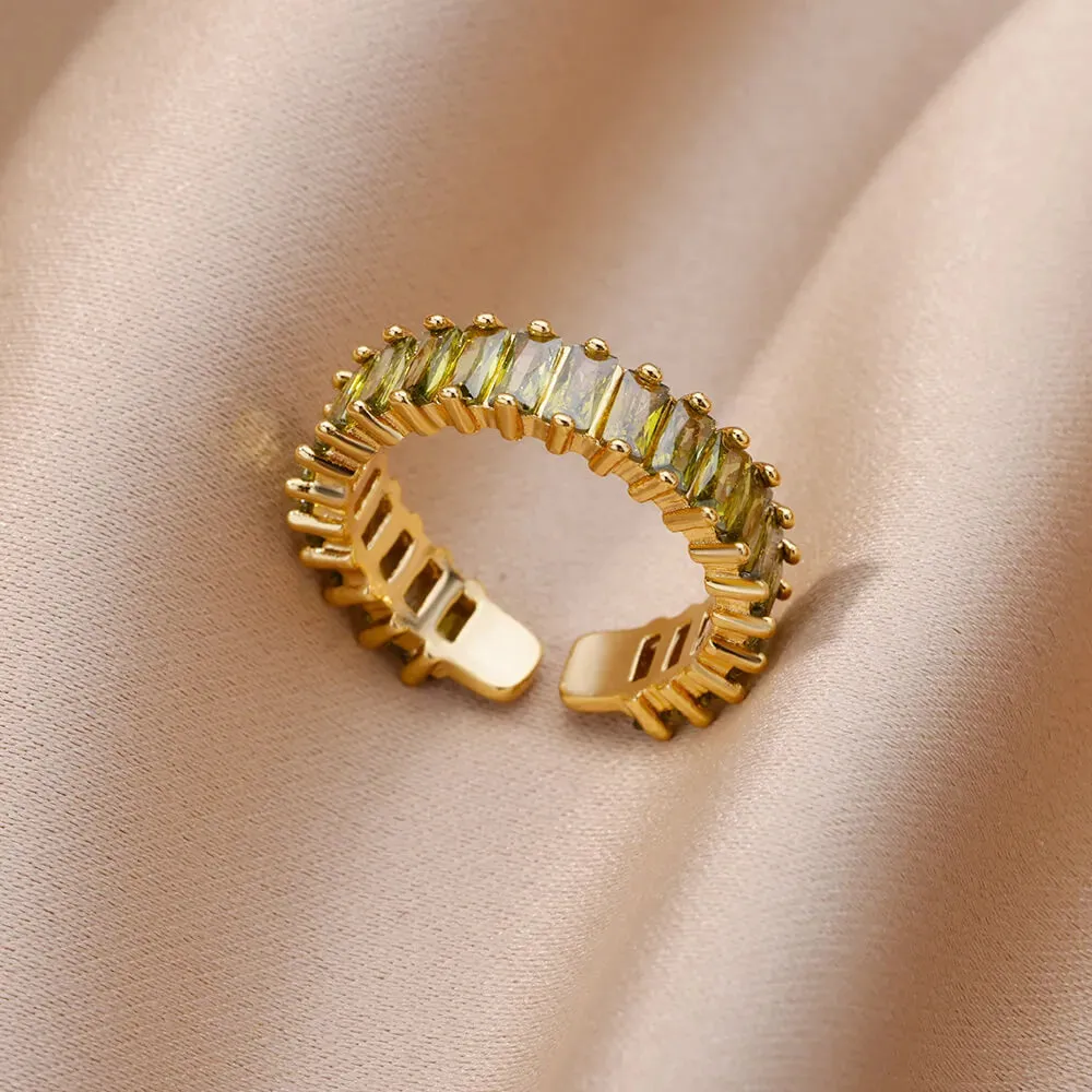 Funki Buys | Rings | Women's Stainless Steel 18K Gold Plated Rings