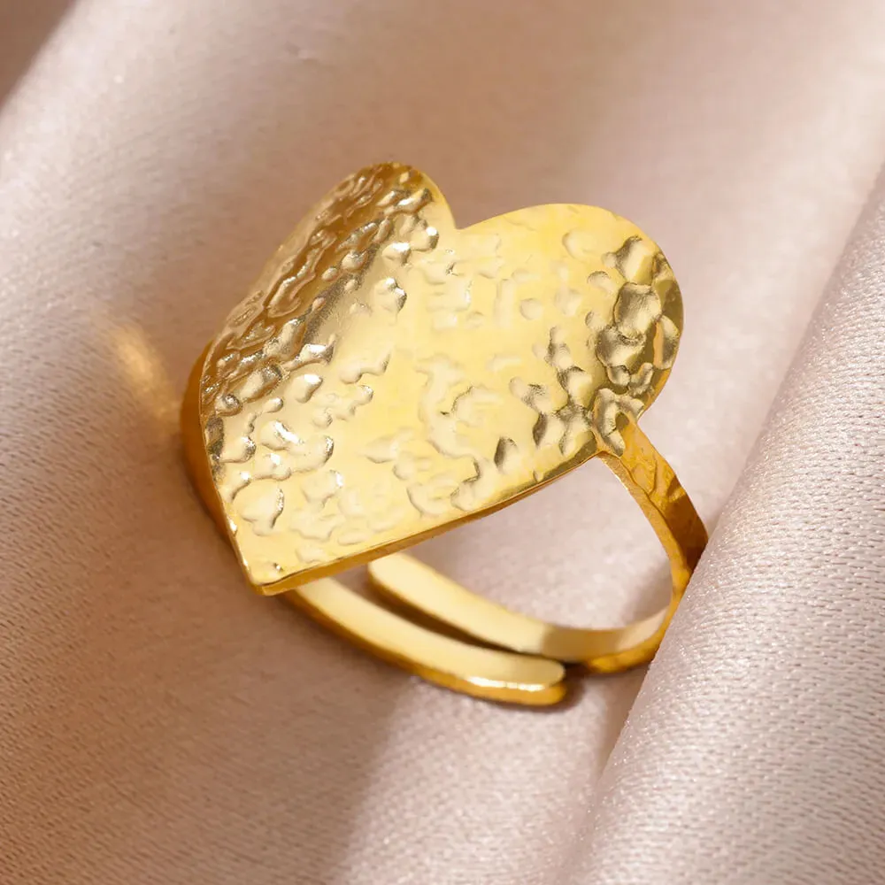 Funki Buys | Rings | Women's Stainless Steel 18K Gold Plated Rings