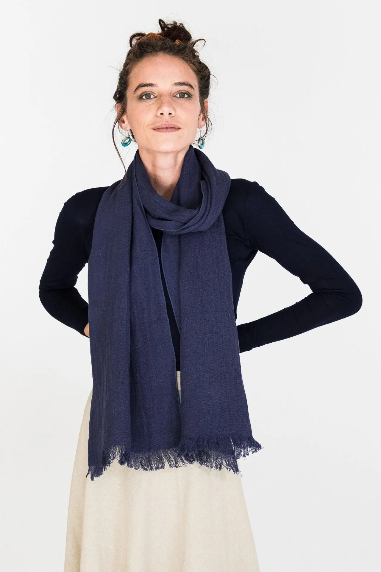 Hemp   Cotton Scarf