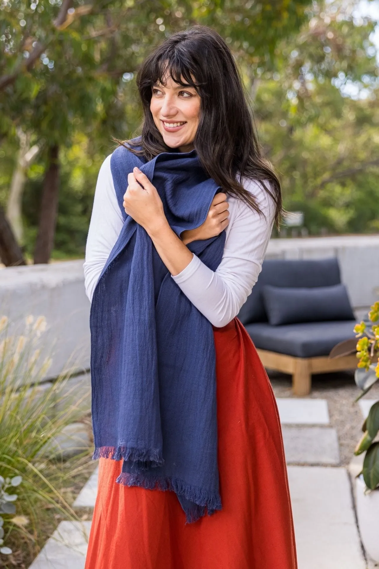 Hemp   Cotton Scarf
