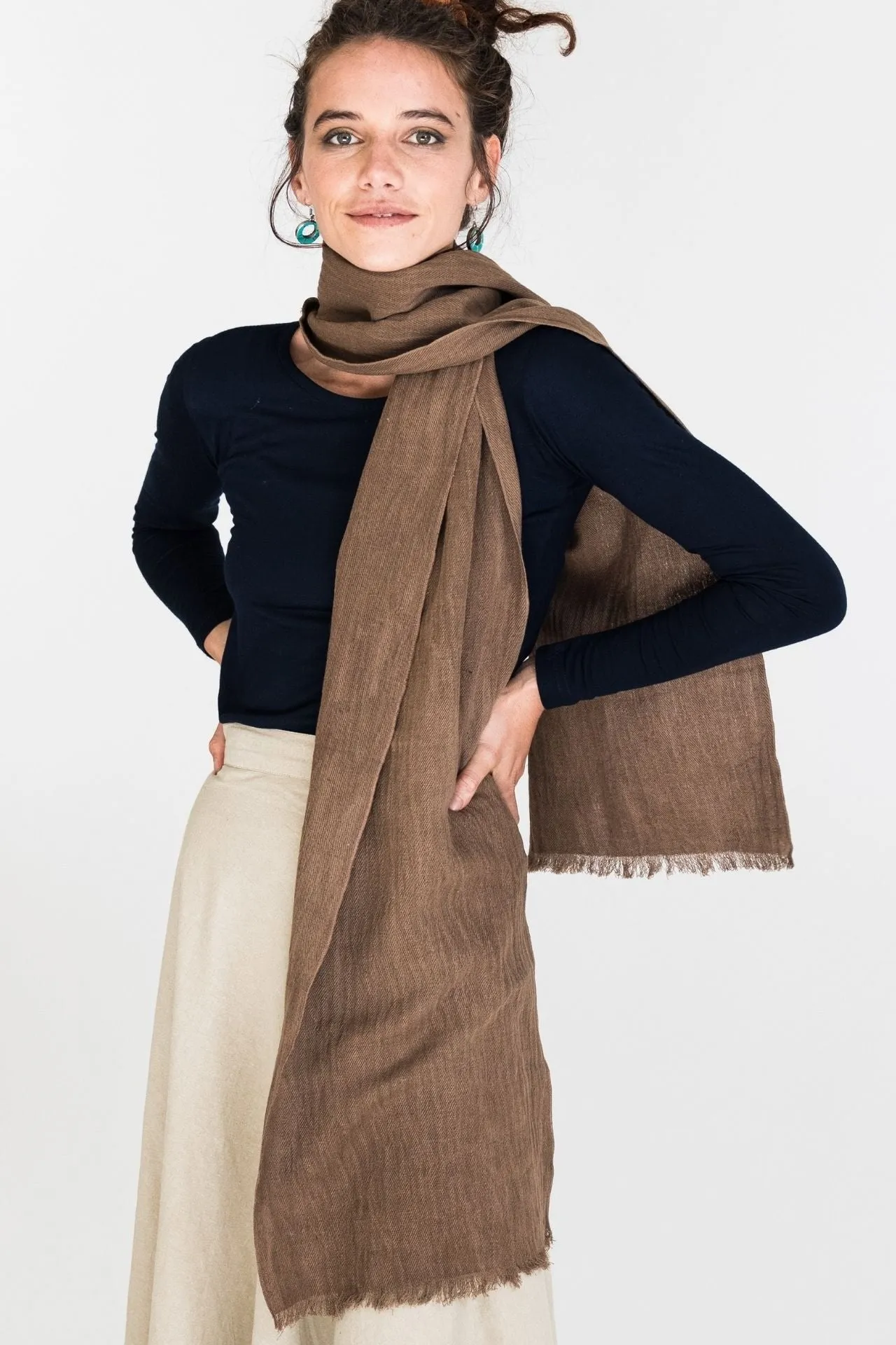 Hemp   Cotton Scarf
