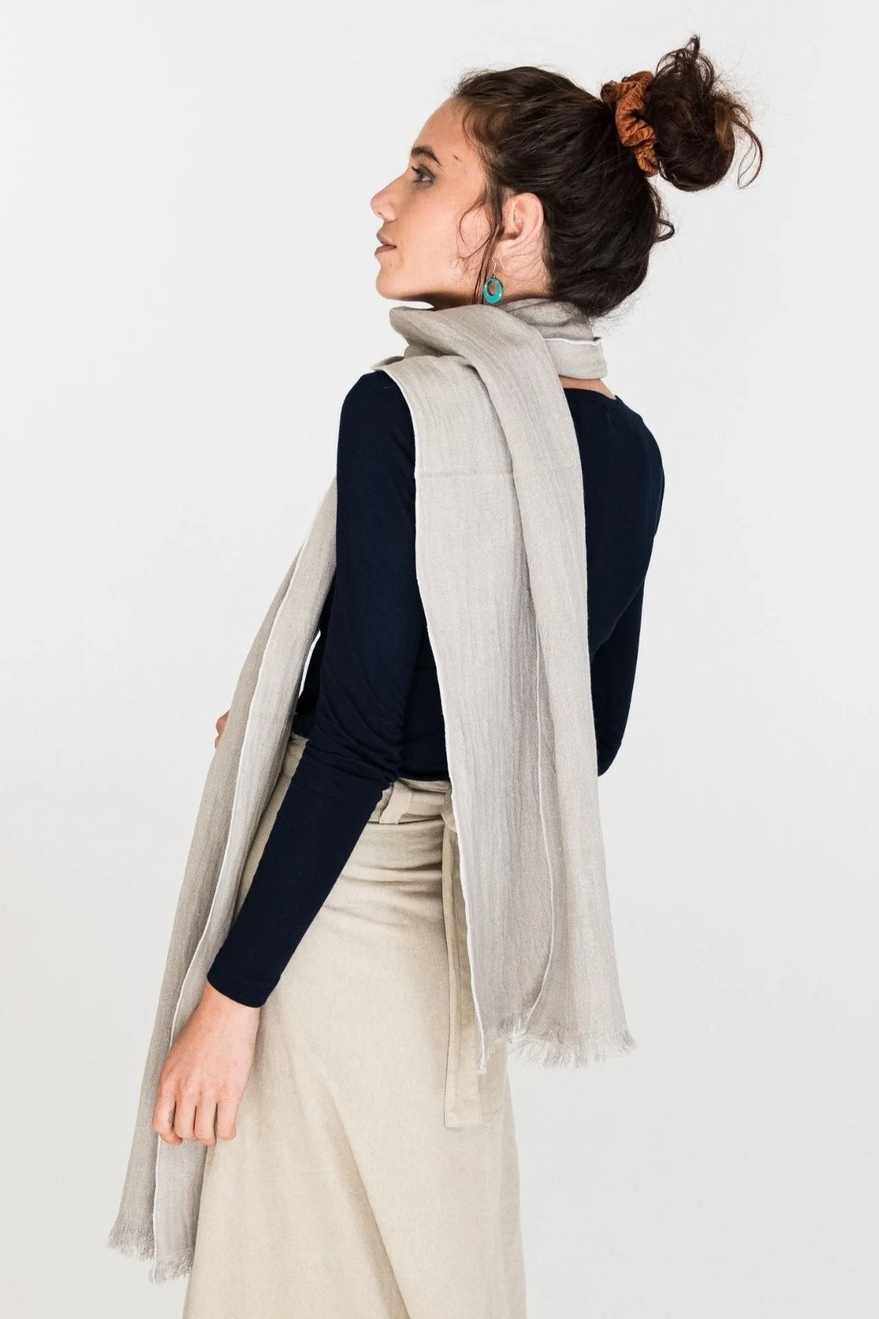 Hemp   Cotton Scarf