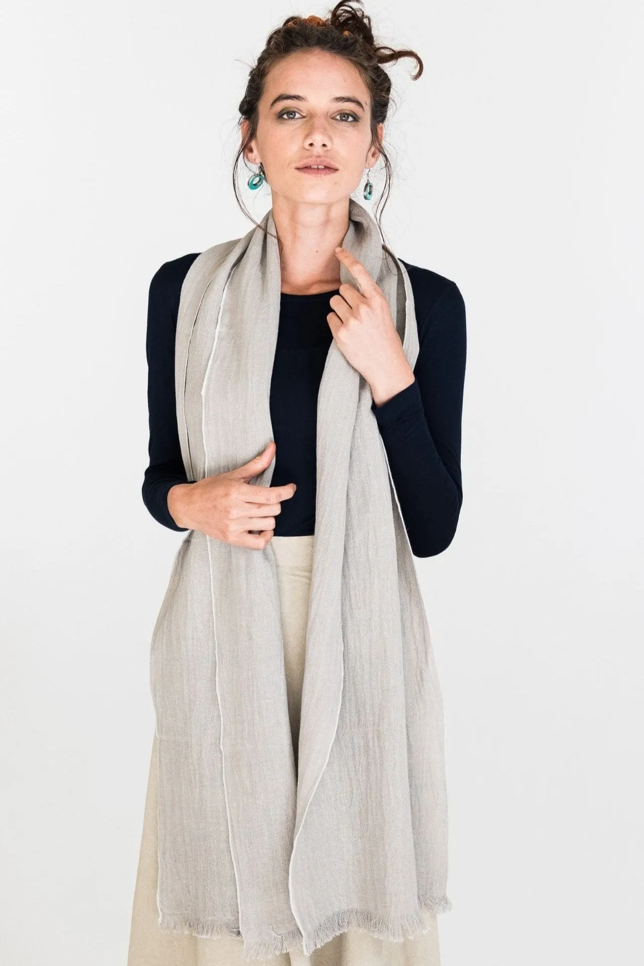 Hemp   Cotton Scarf