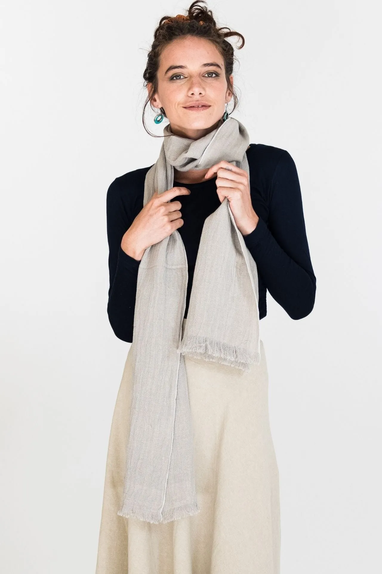 Hemp   Cotton Scarf