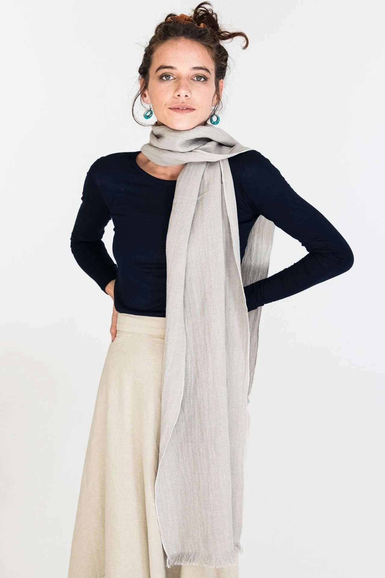 Hemp   Cotton Scarf