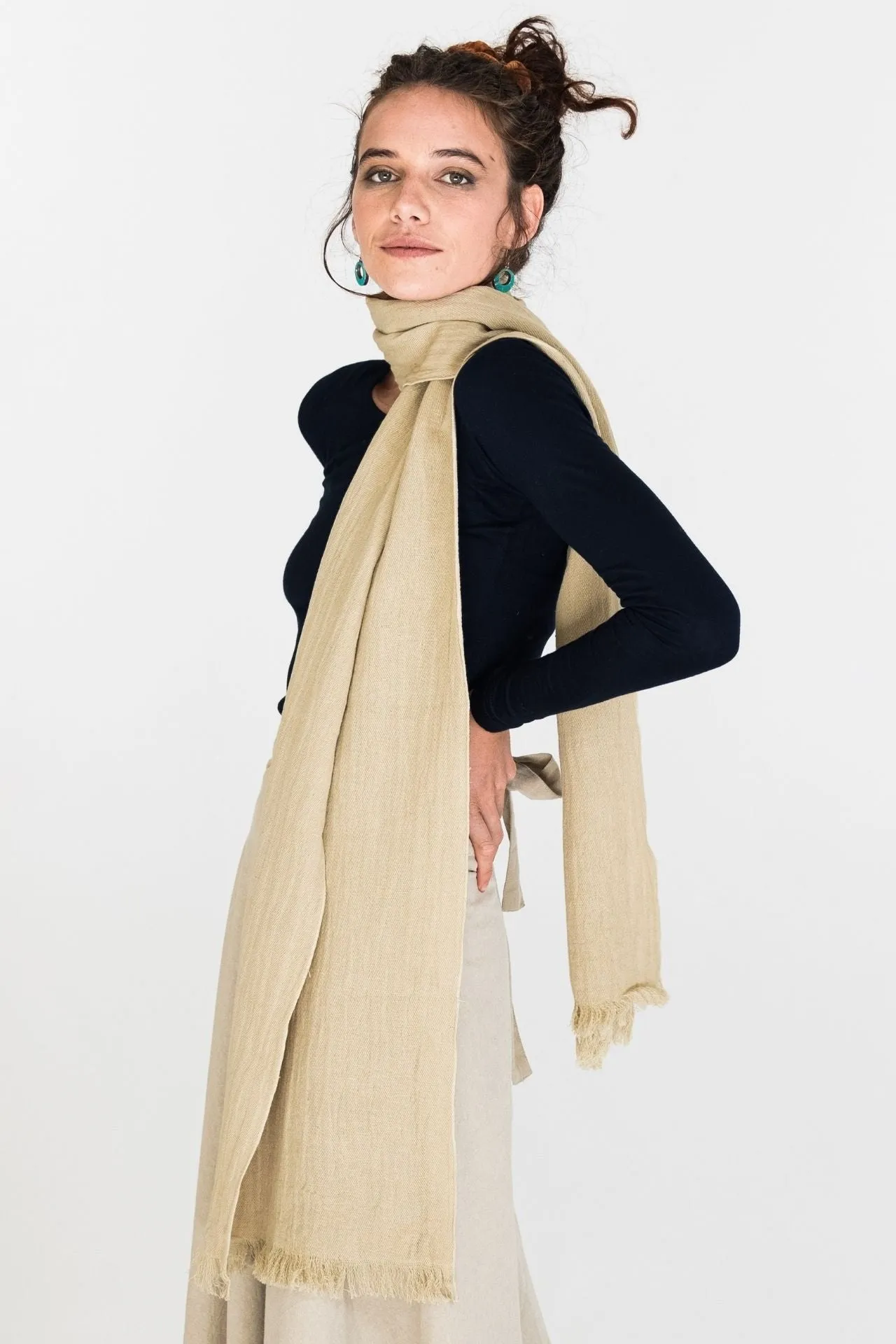 Hemp   Cotton Scarf