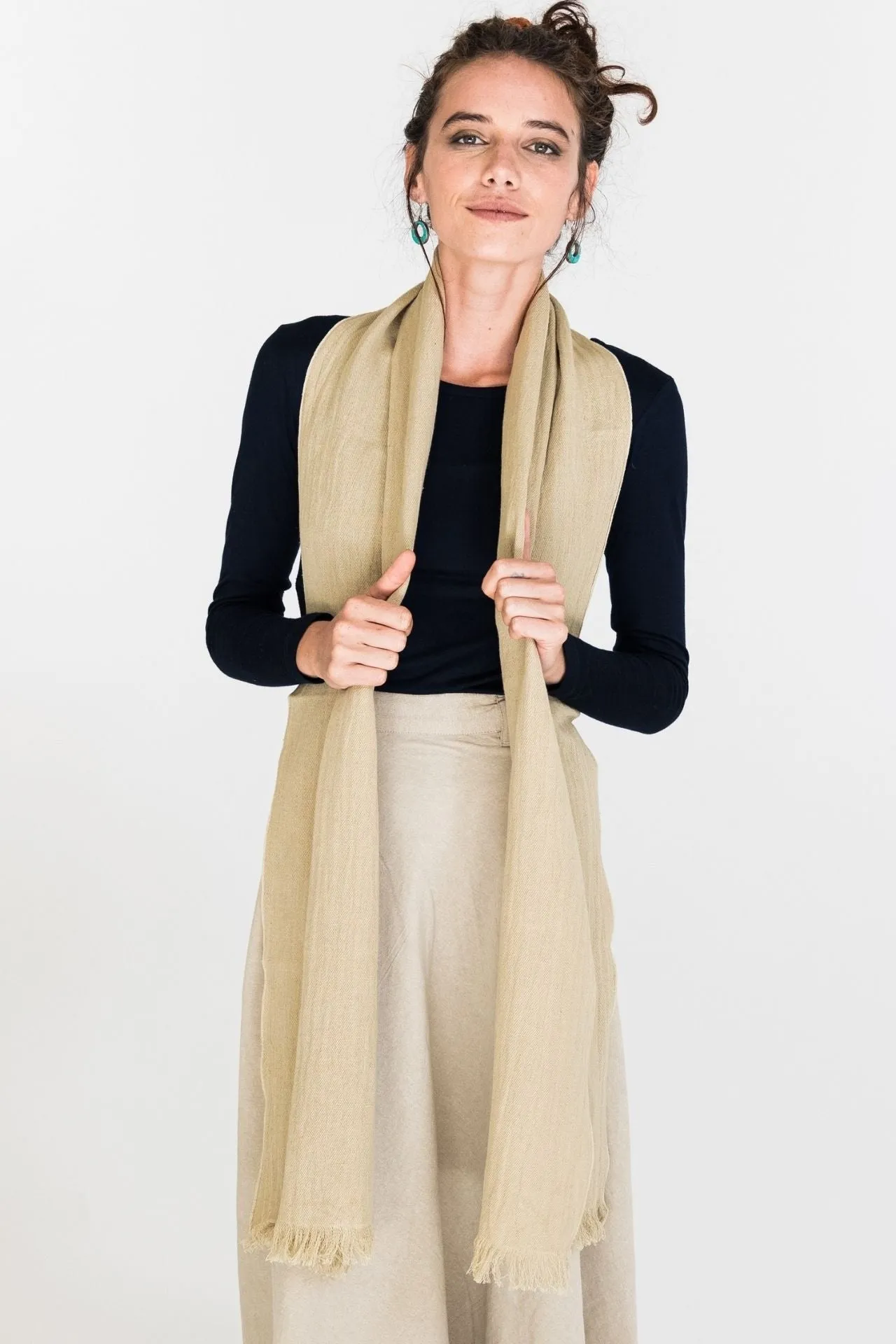 Hemp   Cotton Scarf