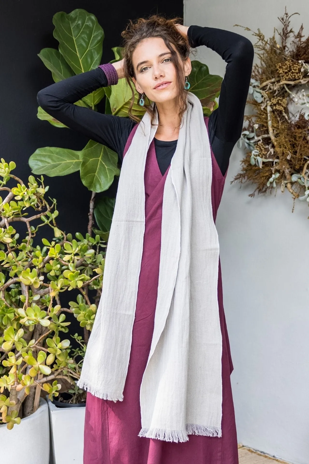 Hemp   Cotton Scarf
