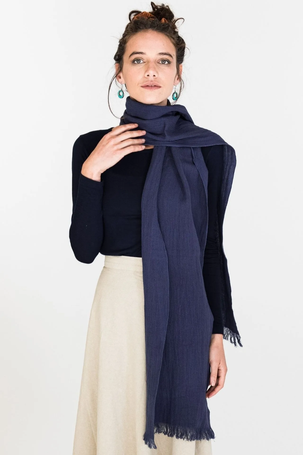 Hemp   Cotton Scarf