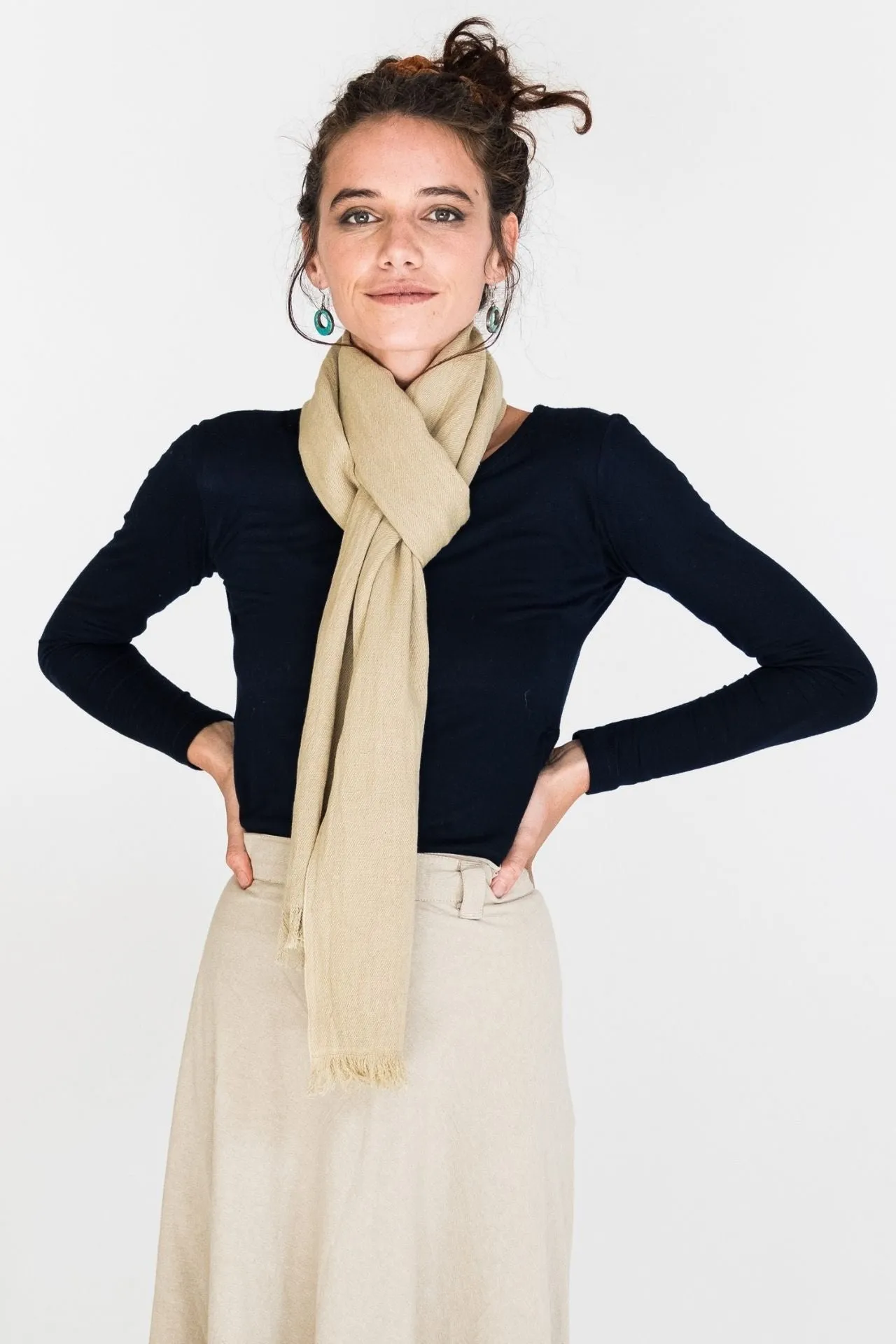 Hemp   Cotton Scarf
