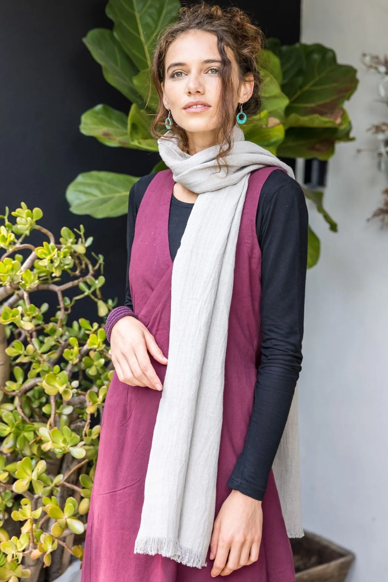 Hemp   Cotton Scarf