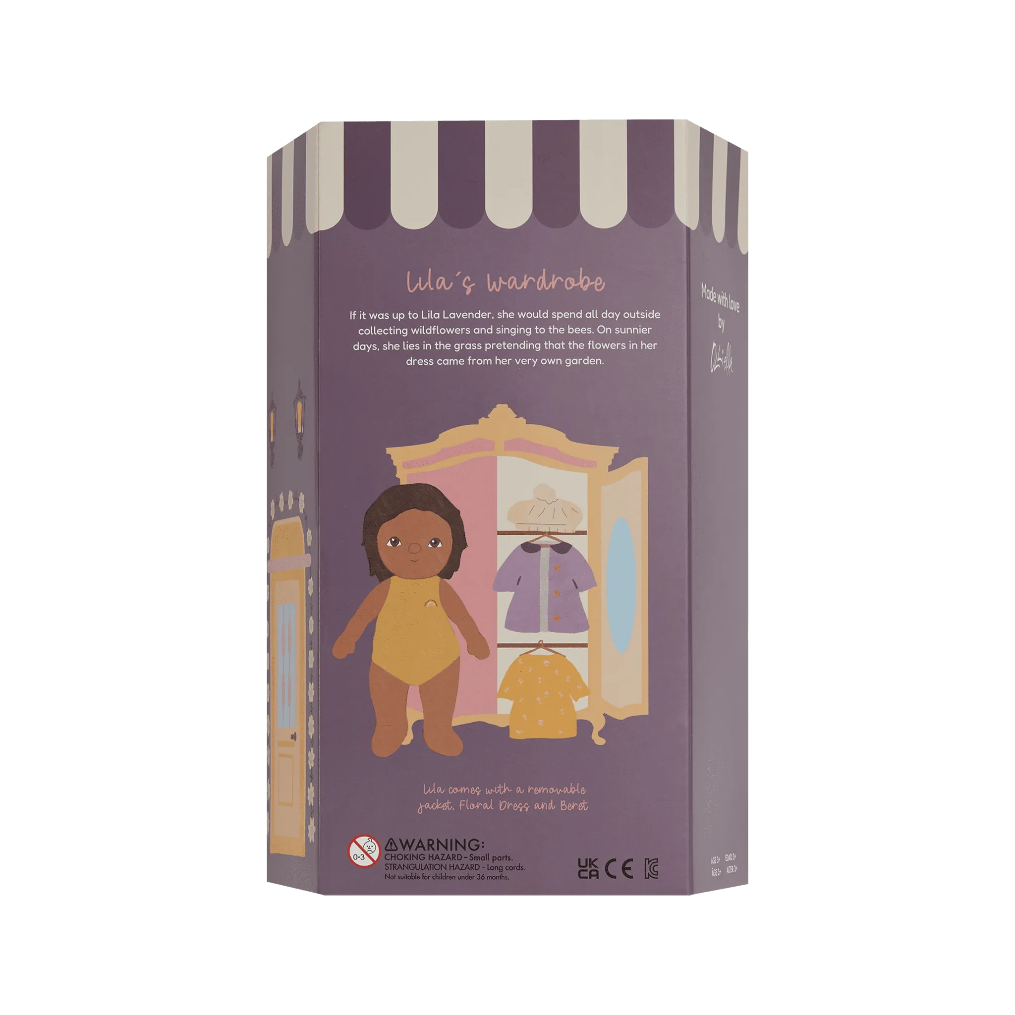 Olli Ella Dress Me Dinky - Lila Lavender
