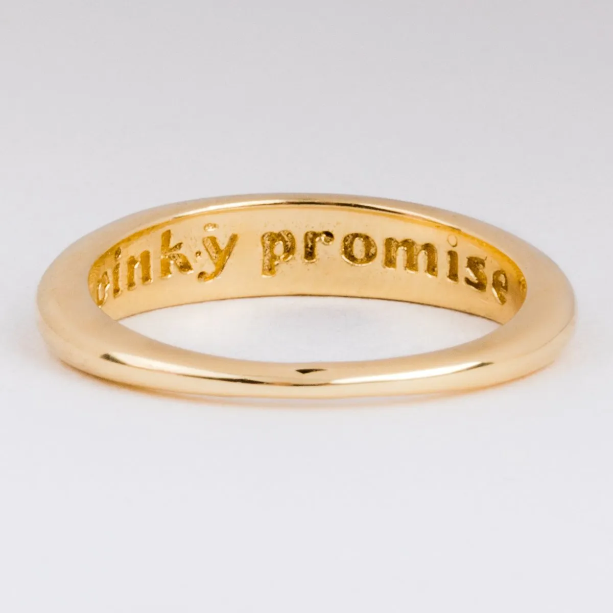 Pinky Promise Ring in Gold
