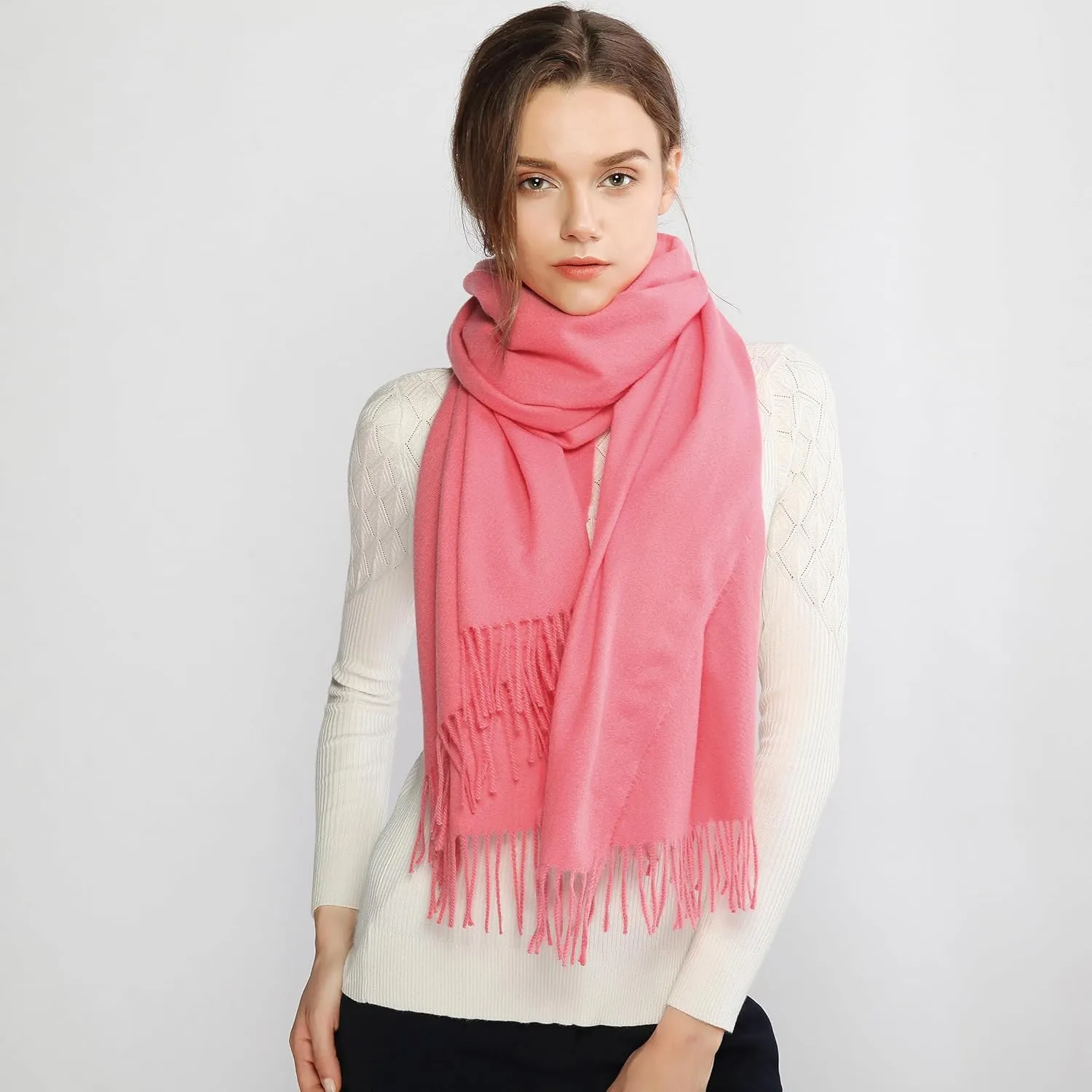 RIIQIICHY Scarfs for Women Fall Winter Pashmina Shawls and Wraps for Evening Dresses Wedding Shawl Blanket Scarves