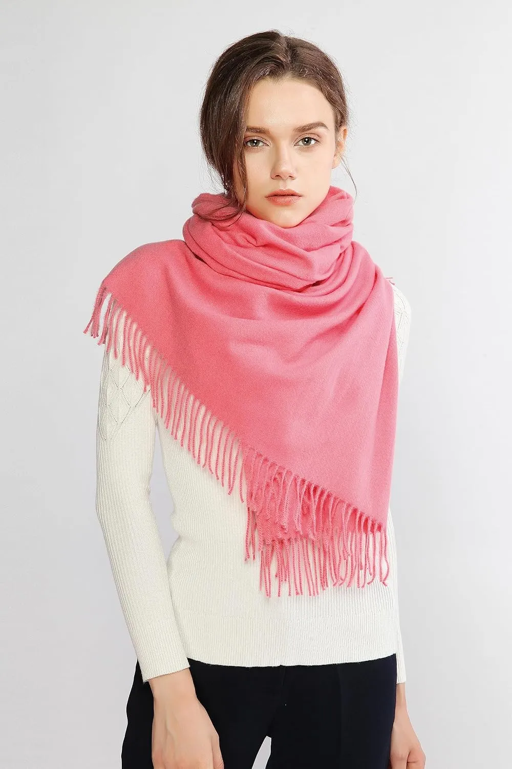 RIIQIICHY Scarfs for Women Fall Winter Pashmina Shawls and Wraps for Evening Dresses Wedding Shawl Blanket Scarves