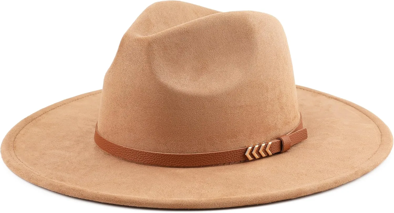 Wide Brim Fedora Hat for Men Women Big Rancher Felt Hat